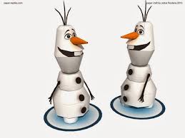 Frozen Olaf The Snowman Papercraft Papercraft Paradise Papercrafts Paper Models Card Models Olaf Frozen Olaf The Snowman Paper Toys