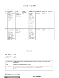 Untuk mengunduh file gunakan tombol download dibawah ini. Kisi Kisi Soal Hots Hidrokarbon Jawabanku Id