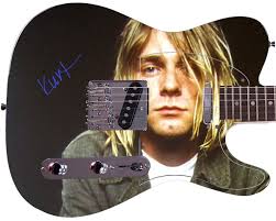 Nirvana Kurt Cobain fabulous Facsimile Autographed