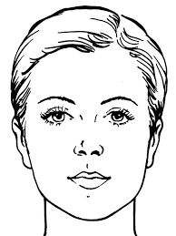 Face Coloring Page Preschool When Two People Meet Which Part Of The Body Will Be First Seen Face Of Course The Face Is One In 2020 Coloring Pages Face Chart Face