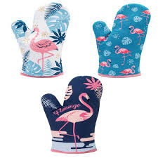 Find kitchen mitten set manufacturers from china. 1pcs Flamingo Printed Oven Mitts Cotton Glove Microwave Oven Hot Baking Insulated Mitten Designed For Kitchen Light Duty Use Kitchen Gadget Sets Aliexpress