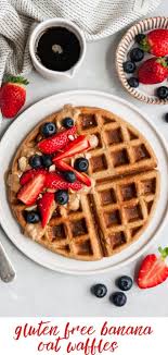 This versatile flour is gluten free and super easy to make at home, just by blending your. Gluten Free Banana Oat Waffles