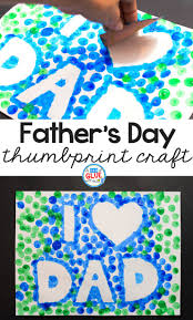 Not only is a package from omaha steaks a great gift, it's a perfect meal to grill up while bonding with dad and celebrating father's day in the backyard. father's day is a celebration of dads in. I Love Dad Father S Day Thumbprint Craft
