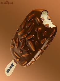 Modeling And Visualization Of The Magnum Almond Ice Cream Yummy Ice Cream Ice Cream Poster Magnum Ice Cream
