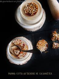 Panna Cotta Au Beurre De Cacahuetes Beurre De Cacahuetes Panna Cotta Cacahuetes