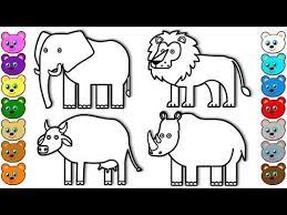 Youtube Animal Coloring Pages Coloring For Kids Coloring Pages For Teenagers