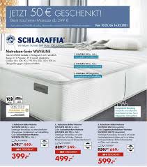 (2756) komfortschaummatratze »lasse«, hilding sweden exklusiv, 21 cm hoch, raumgewicht: Schlaraffia Matratzen Serie Waveline Angebot Bei Galeria Karstadt Kaufhof