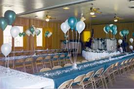 Halls Decorated For Events And Wedding Photos Above To See Our Hall Decorated Shower Decorations Baby Shower Decorations For Boys Baby Shower Decorations