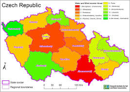 Location the central bohemia region of the czech republic surrounds the capital of prague. The Threat To The Regions Of The Czech Republic By Erosion Water And Wind Download Scientific Diagram