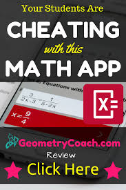August 26, 2020 at 7:07 pm. Your Students Are Cheating With This Math App Learn Math Online Studying Math Math Methods