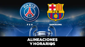 Paris saint germain y manchester city juegan este martes un. Alineacion Oficial Del Barcelona Contra El Psg Horario Y Donde Ver El Partido De Hoy De La Champions League En Directo