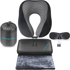 Sofia cashmere sleepy aero travel set at saks fifth avenue. Proglobe Proglobe Travel Blanket Luxury Travel Set Ergonomic Airplane Neck Pillow 100 Pure Memory Foam And Super Soft Fleece Blanket Premium 3d Sleep Mask Earplugs Proglobe