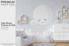 This kids room mockup pack allows you to quickly display your designs and layouts into a digital photo realistic showcase. Kids Room And Frame Mockup Set Wall Frames Mockups Kids Etsy