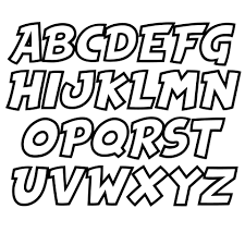 Printable letters a in 18 styles. 10 Best Printable Block Letters Small Medium Printablee Com