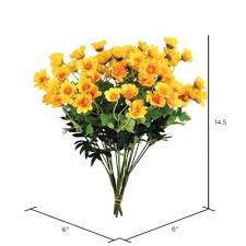 How to wear it this season!! Yellow Artificial Flowers Plants Target