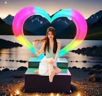 Wholesale LED Motif Light Heart Shaped Waterproof ...
