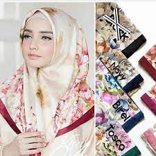 Corak sulaman musim bunga musim bunga. Tudung Bawal Satin Corak Community Facebook