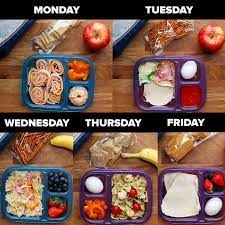 Good Morning Via Tasty Junior Easy School Lunch Prep For The Week Full Recipe Prepped Lunches Kids Lunch For School Kids Meals