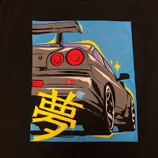 Mens Eldon Black Graphic T-Shirt Short Sleeve Size Medium Designer Fashion  | eBay