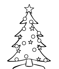 Christmas Tree Coloring Pages For Children Christmas Tree Drawing Christmas Tree Coloring Page Tree Coloring Page