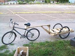 Make A Bike Trailer For Less Than 10 Bike Trailer Outdoor Pallet Projects Pallet Diy