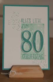 Stanzeherzpapier 80er Geburtstag Fur Einen Mann In 2020 Geburtstag Karte Geburtstag 80 Geburtstag