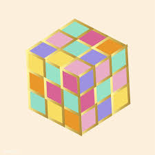 Rubik S Cube In Rainbow Colors Vector Free Image By Rawpixel Com Color Vector Vector Free Rubiks Cube
