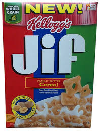 The cereal pieces are hearty and absolutely obliterated with a powdery peanut butter coating. Review Kellogg S Jif Peanut Butter Cereal The Impulsive Buy
