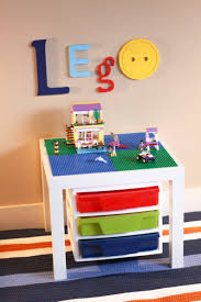 Small Building Table W Storage 20 X 20 Etsy In 2020 Lego Room Toy Rooms Playroom