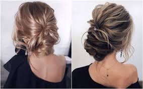 Instead of grabbing your hair and immediately twisting it into a bun, first separate the top half of your hair into a tight ponytail and secure it with an elastic. Top 20 Long Wedding Hairstyles And Updos For 2019 Deer Pearl Flowers