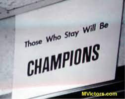 Quotes authors bo schembechler those who stay will be champions. Challenge Detroit Those Who Stay