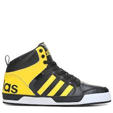 Black And Yellow Adidas Shoes Adidas Men S Neo Raleigh 9tis High Top Sneakers Black Yellow White 10 5 M Yellow Adidas Adidas Shoes Mens Top Sneakers