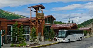 Denali national park shuttle service. Denali Park To Anchorage Park Connection Bus Line