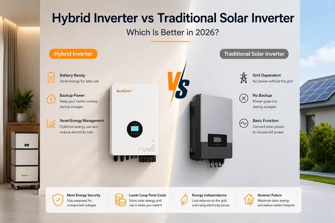 Hybrid Inverter vs Traditional Solar Inverter | Which Is Better in 2026?
