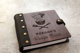 Personalized recipe book, empty recipe book, fill in cookbook, blank recipe book to write in, blank cookbook, recipe these books are great for keeping your cherished recipes safe and also make a great cooking gift. Pin On Wooden Recipe Book