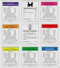 Pay $50 for every house and $100 for every hotel you own. Full Set Of Monopoly Cards Deeds Chance And 50 Similar Inside Monopoly Chance Cards Template Monopoly Cards Monopoly Property Cards Monopoly Chance Cards