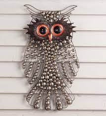 Bubbles The Owl Metal Wall Art Wall Art Owl Wall Art Metal Wall Art Owl Yard Art