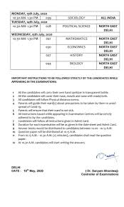 Cbse exam controller sanyam bhardwaj. Datesheet For Cbse Class 10 12 Exams Released Papers To Begin July 1 Details Here Education News India Tv