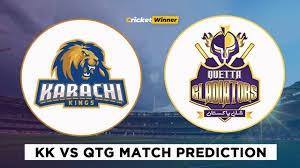 Check karachi kings vs quetta gladiators, pakistan super league 2019 2019, 28th match match scoreboard, ball by ball commentary, updates only on espn.com. Karachi Kings Vs Quetta Gladiators 1st Match Today Match Prediction Kk Vs Qtg Psl 2021 Who Will Win Today Cricket Winner