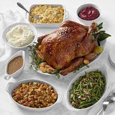 The centerpiece of contemporary thanksgiving in the united states and in canada is thanksgiving dinner, a large meal, generally centered on a large roasted turkey. Complete Elephants Deli Thanksgiving Dinner Serves 8 Prepared Meal Delivery Williams Sonoma
