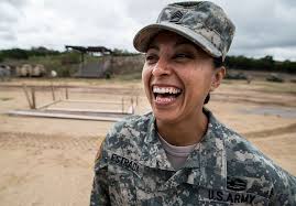Sgt. 1st Class Lucia Estrada, platoon sergeant for