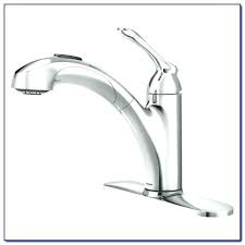single handle kitchen faucet leaking