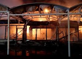 Grossbrand Auf Dem Asia Dragon Bazar Svaty Kriz In Cheb Tschechien Online