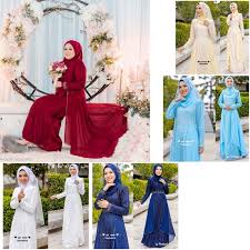 A personal blog share perkembangan dunia artis malaysia, beauty. Delisya Dress Lace Jubah Dress Baju Nikah Tunang Pengantin 2021 Muslimah Lace Jubah Dress Shopee Malaysia