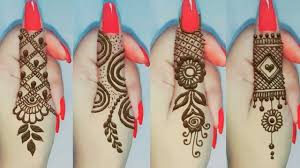 Most Atractive Finger Tattoo Designs Thumb Tattoo Designs Dollyarts Youtube Simple Henna Tattoo Mehndi Designs For Hands Mehndi Designs