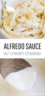 Two kinds of italian cheese team up here in a creamy sauce that's terrific served over any type of pasta. Easy Alfredo Sauce With Cream Cheese I Heart Naptime Homemade Chicken Alfredo Alfredo Sauce Recipe Easy Easy Homemade Alfredo Sauce