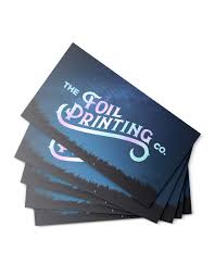 Change the background to match your brand! High Quality Holographic Foil Business Card Printing