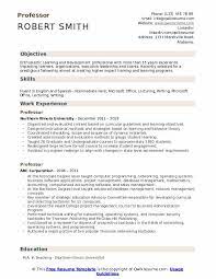 A cv consists of the job applicant's background information, especially the. Professor Resume Samples Qwikresume