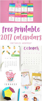 Free Printable 2017 Calendars Free Calendar 2017 Calendar 2017 Calendar Printable Free Printable Planner Free Printables