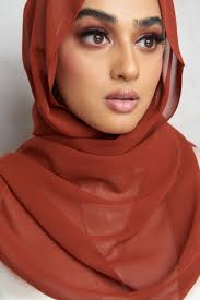 Janet Rust Premium Chiffon Hijab